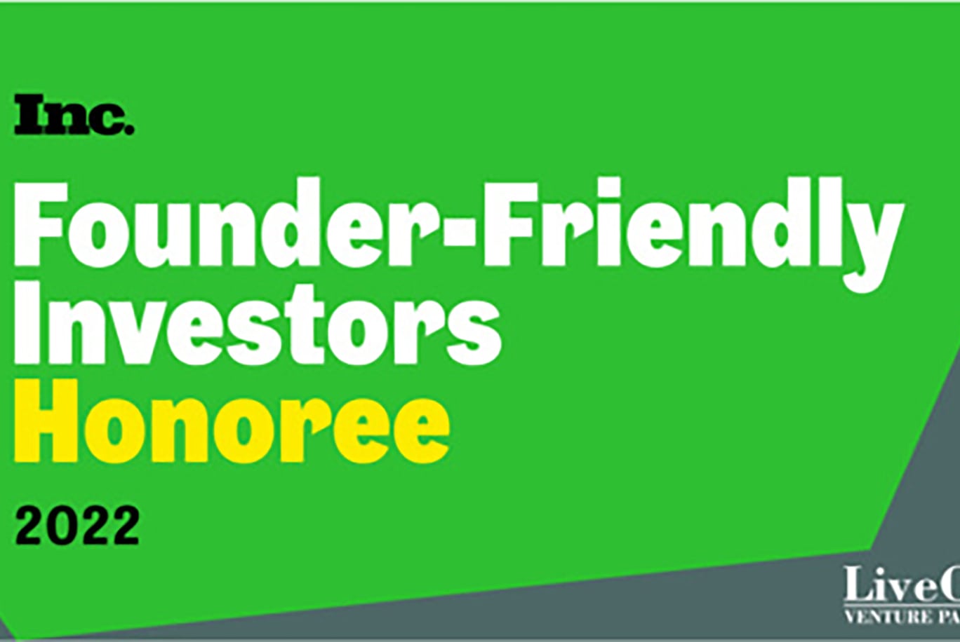 LiveOak Venture Partners Named to Inc.’s 2022 List of Founder-Friendly Investors