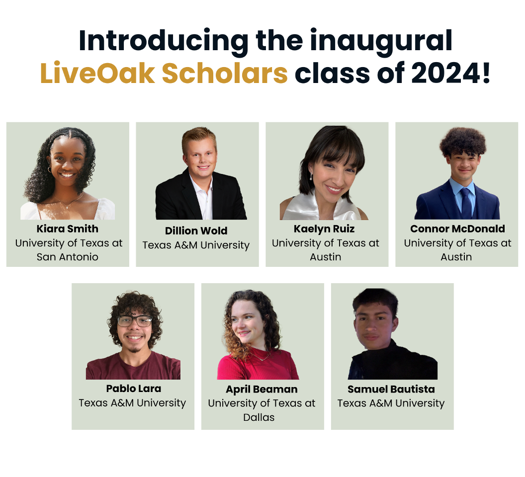 LiveOak Ventures Launches Inaugural LiveOak Scholars Program